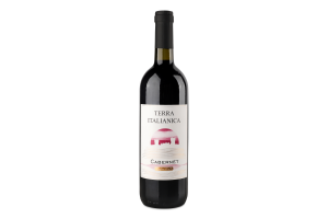 Вино 0.75л 13% красное сухое IGT Каберне Puglia Terra Italianica бут