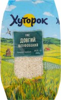Рис длинный шлифованный Хуторок 1с м/у 800г