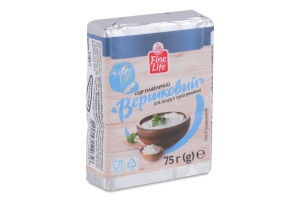 Сыр плавленый 35% Сливочный Fine Life м/у 75г