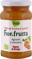 Джем з імбиром органічний пастеризований Цитрусовий мікс Bio Fiordifrutta с/б 260г