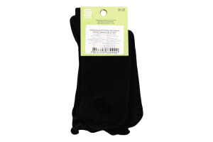 Шкарпетки Premier socks вис рубчик рюш чорн р20-22