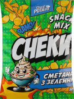 Снеки картофельные Сметана с зеленью Snack Mix Сhef Potato м/у 30г