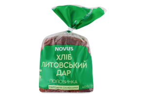 Хліб ЛИТОВСЬКИЙ ДАР Novus 400г