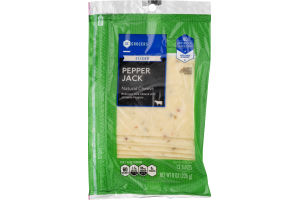 SE Grocers Sliced Pepper Jack Natural Cheese - 12 CT