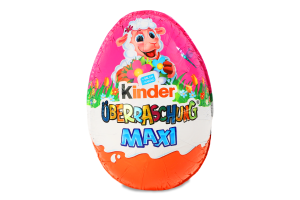 Яйце шоколадне Kinder з сюрпризом рожеве