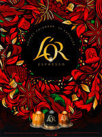 Набір кави натуральної смаженої меленої в капсулах Адвент календар L’OR к/у 24х5.2г