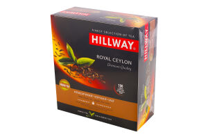 Чай черный байховый Royal Ceylon Hillway в/с к/у 100х2г