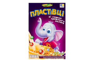 Пластівці кукурудзяні глазуровані цукровою глазур'ю зі смаком пряженого молока Золоте Зерно к/у 80г