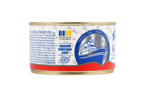 Кілька нерозібрана обсмажена в томатному соусі Балтійська Аквамарин з/б 230г