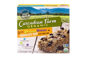 Cascadian Farm Organic Chewy Granola Bars Peanut Butter Chocolate Chip - 8 CT