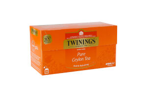 Чай чорний Pure Ceylon Twinings к/у 25x2г