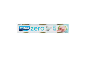 Тунец в собственном соку Zero Calvo к/у 3х65г