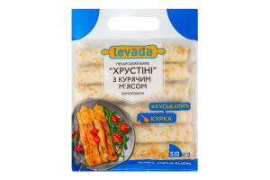 Виріб пекарський заморожений з курячим м'ясом Хрустіні Levada м/у 510г