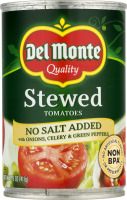 Del Monte Stewed Tomatoes No Salt Added