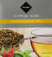 Суміш чаю з шипшиною Альпійський луг Rioba к/у 50х1.5г