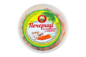 Салат закусочный Шампиньоны по-корейски с морковью Ноосфера-Агро п/у 500г