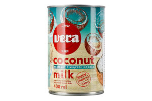 Молоко кокосовое 17-19% Vera ж/б 400мл