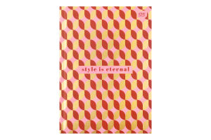 Блокнот Металік Сатін Голд А5 клітинка тверда обкладинка 96аркушів Інтердрук