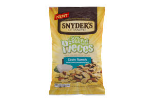 Snyder's Of Hanover 50% Less Fat Pretzel Pieces Zesty Ranch