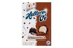 Конфеты в шоколадной глазури Stracciatella O's Halloren к/у 125г