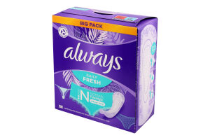 Прокладки щоденні Дейлі Фреш нормал флексістайл ароматизовані 58шт Олвейс