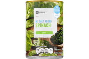 SE Grocers No Salt Added Spinach Leaf
