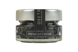 Ікра стерляді зерниста без консервантів Premium Caviar Osetr с/б 65г