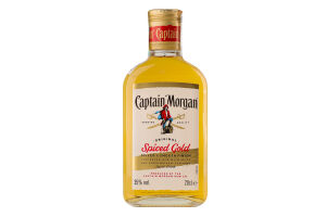 Напиток алкогольный 0.2л 35% на основе Карибского рома Spiced Gold Original Captain Morgan бут