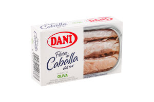 Філе скумбрії DANI 125г в оливковій олії з/б И383(Іспанія)