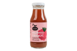 Сік неосвітлений пастеризований яблучний Малина-гібіскус Gourmet Коник с/пл 195мл
