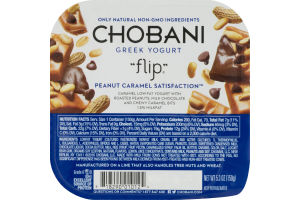 Chobani Greek Yogurt Flip Peanut Caramel Satisfaction
