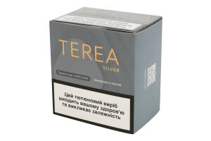 Виріб тютюновмісний для електричного нагрівання з фільтром Terea Silver 100шт