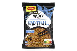 Вермішель швидкого приготування в соусі зі смаком в стилі Pad Thai Magic Asia Maggi м/у 128г