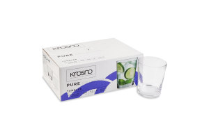 Набір склянок Krosno Pure низьких 6*250мл