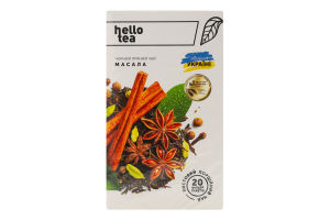 Чай чорний пряний Масала Hello Tea к/у 54г