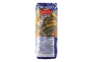 Изделия макаронные из муки из твердых сортов пшеницы Fusilli tricolore №65 Pasta Reggia м/у 500г