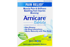 Boiron Arnicare Tablets Pain Relief Homeopathic Medicine - 60 CT