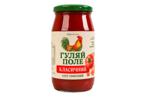 Соус томатный пастеризованный Классический Гуляй-поле с/б 440г