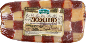 Ветчина Домино Закарпатські ковбаси с/к в/с кг
