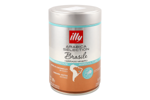 Кава Brazile мелена смажена 250г ж/б Illy