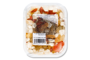 Смесь цукатов, сухофруктов и орехов ядер сушеных Тонус Натуральні продукти п/у 200г