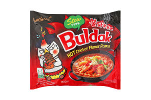 Лапша быстрого приготовления Гуляш с тушеной курицей Buldak м/у 145г