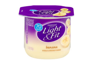Dannon Light & Fit Nonfat Yogurt Banana
