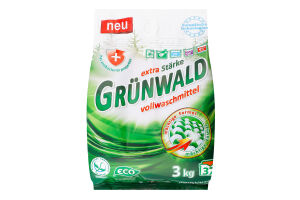 Порошок стиральный универсальный Горная свежесть Grunwald 3кг