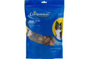 Companion Pig Ear Strips Oven Roasted For Dogs