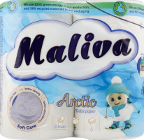 Бумага туалетная 3-х слойная Arctic Maliva 4шт