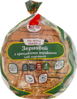 Хлеб нарезной с греческими травами Зерновой Мамин хліб м/у 450г