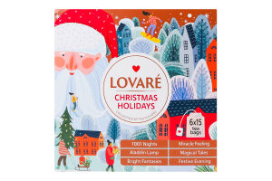 Колекція чаїв Christmas holidays Lovare к/у 6х15шт