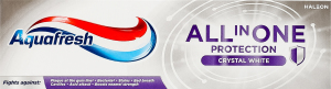 Паста зубна з фтором Кришталева білизна Захист все в одному Aquafresh 75мл