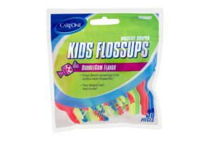 CareOne Kids Flossups Bubble Gum Flavor - 30 CT